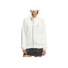 adidas Logotipo Chaqueta Kn Cómoda Transpirable Deportiva Casual Chaqueta Mujer Chaquetas Han-Jade-Blanco JL6277
