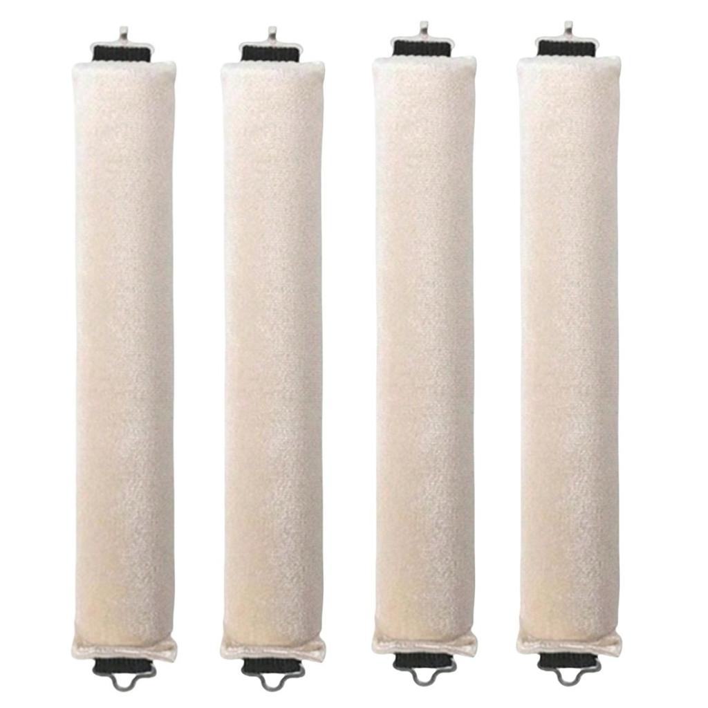 3Pcs Suede Hair Curler with Hooks, Rubber, Heat-Free, Thickened 3cm Large Wave Lazy Hair Curler
