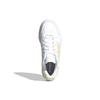 Adidas Neo Hoops 2.0 Synthetic Leather Slip Resistant Durable Low Top Skate Shoes Women Sneakers Yellow White G55065