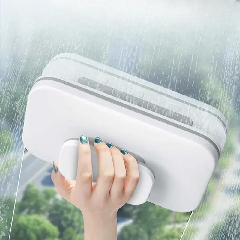 Double Side Magnetic Window Wiper Glass Cleaner Brush For Washing Windows Household Cleaning Tools Magnetic Window Cleaners
