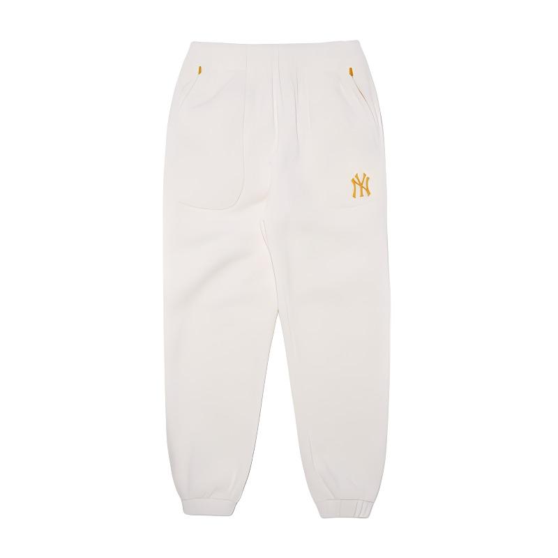 MLB Knitted Sweatpants Unisex Cream 3APTW0126- XXL