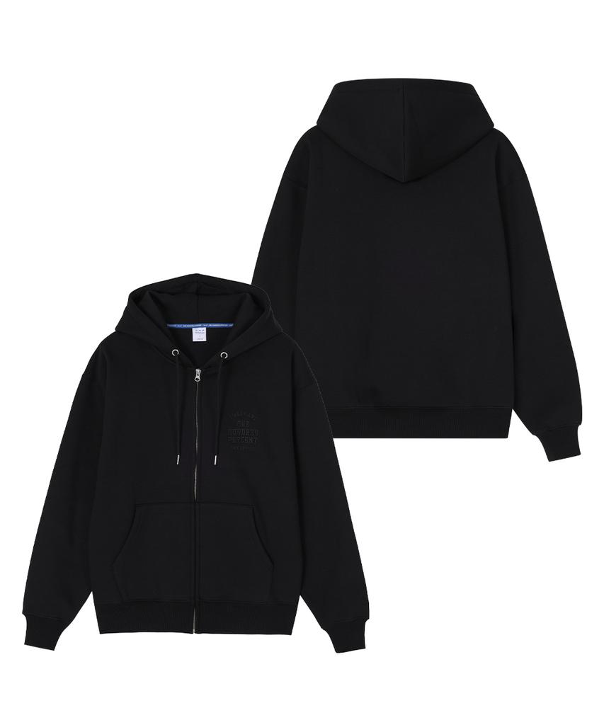 Ohp Standard Fleece Zip-Up Hoodie Black