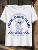 Cool Dads Club Dad Jokes Cartoon Pizza Slice And Blue Lettering Fun Modern Father Humor Style For Unisex All TShirt