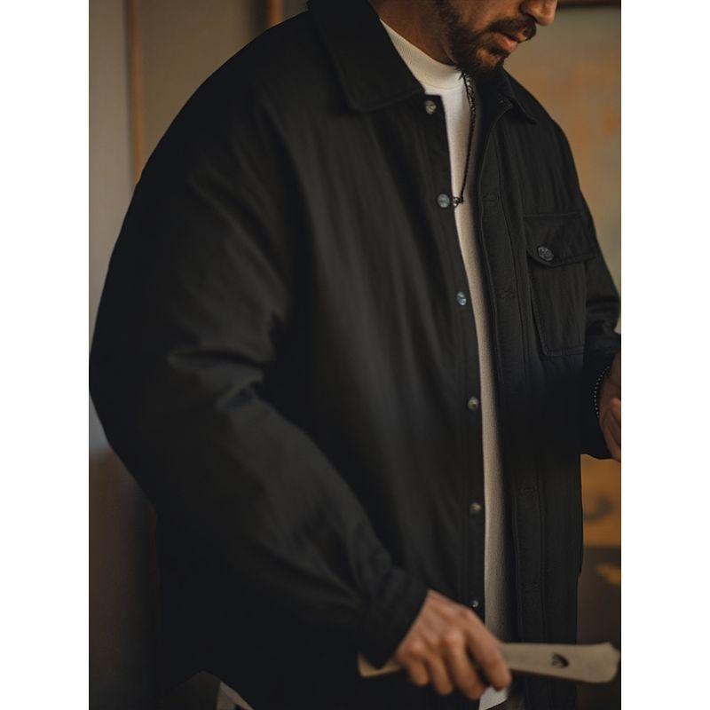 Mountain Outdoor Functional Lightweight Workwear Cotton Jacket for Men, Winter Lightweight Cotton Coat, Foreign Trade Men's Cotton Clothing Outerwear