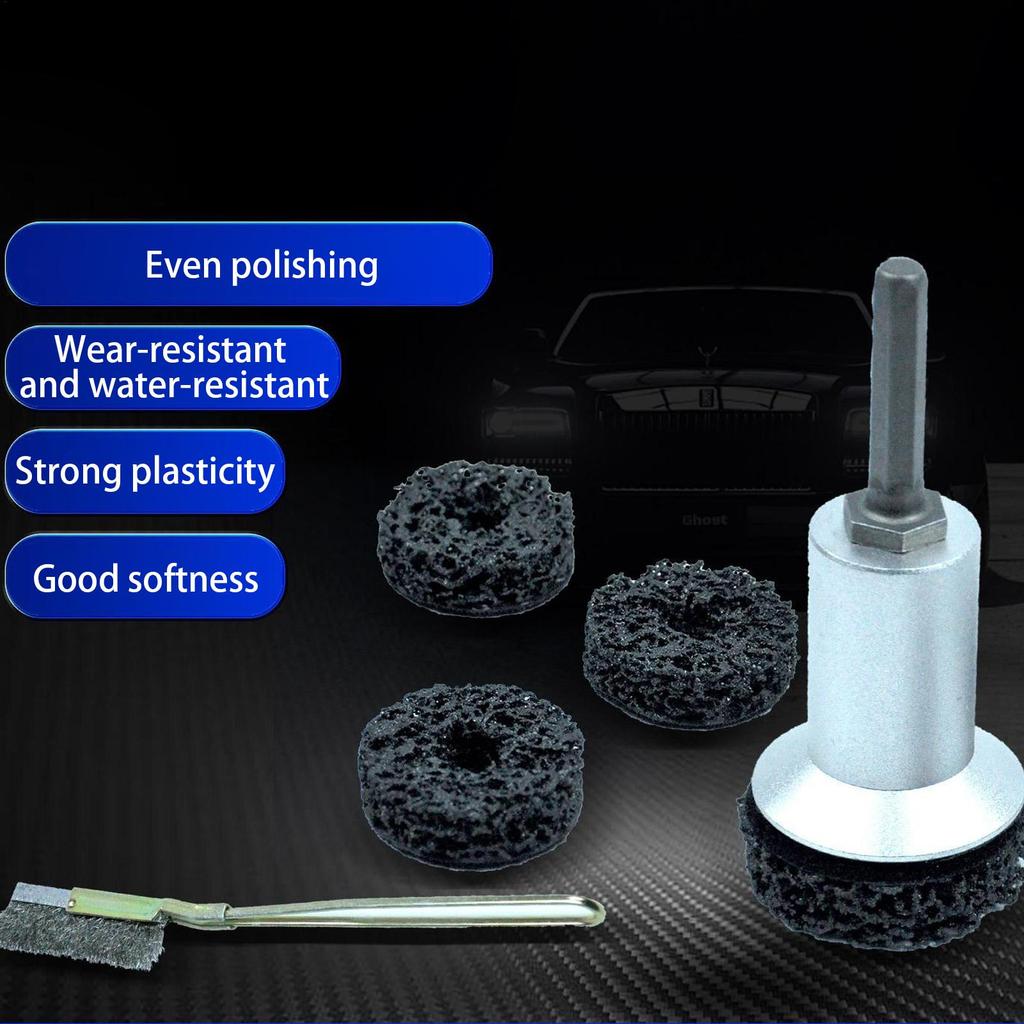 Hub Cleaning Tool Wheel Hub Resurfacing Kit Performance Tool Quick Remove Dust Oil Dirt Fits Power Drill Lug Studs Rotors Truck