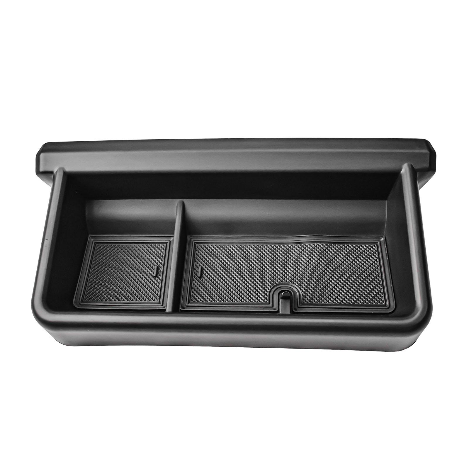 

Органайзер-лоток на центральную консоль, приборную панель за экраном для Toyota Tacoma 2025 2025 и 4Runner 2025, внутренний ящик для хранения на приборной панели чёрный