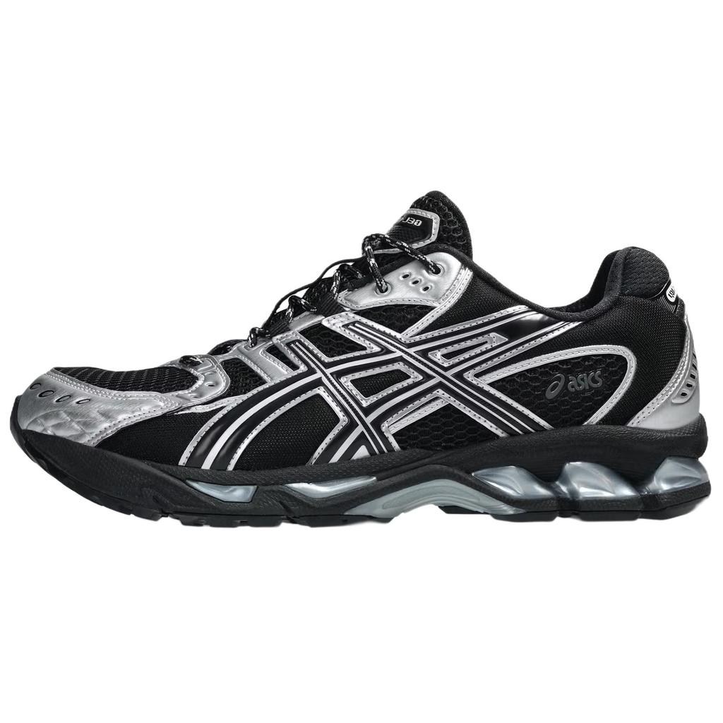 Asics GEL Nimbus 10.1 Low Top Casual Running Shoes Unisex Black Silver 1203A820-001