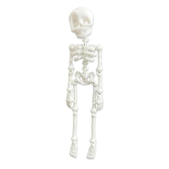 1/6Pcs Poseable Skeleton Refrigerator Magnet Halloween 3D Movable Joints Skeleton Articulated Skeleton Magnetic Fridge Decoration Ornament