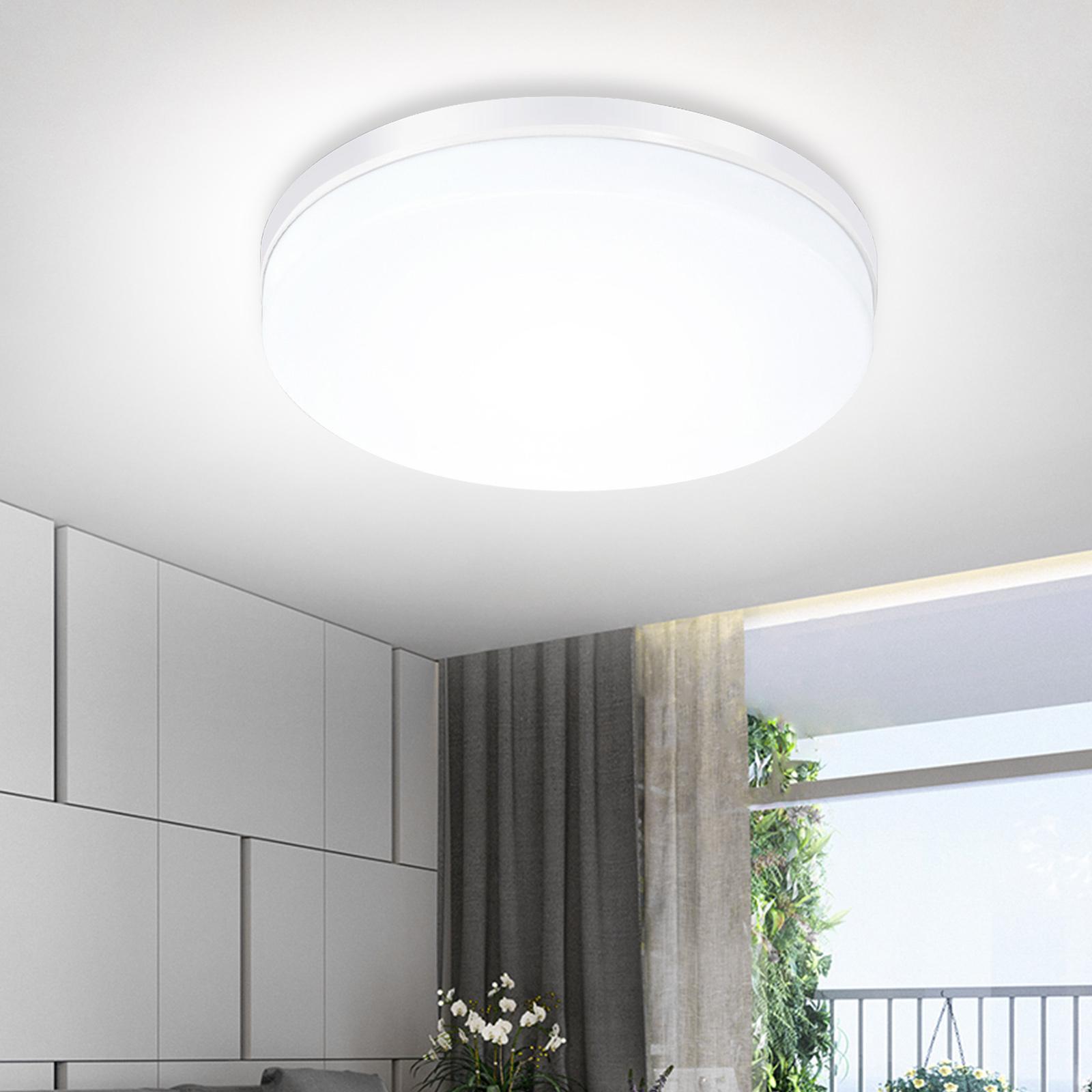 

Светодиодный потолочный светильник SOLMORE, 24 Вт, 2200 лм, IP54, водонепроницаемый светильник для ванной комнаты, спальня, ванная комната [класс энергопотребления F]