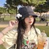 Cute Little Panda Bucket Hat Sunscreen Basin Hat Breathable Fisherman Hat  Fishing