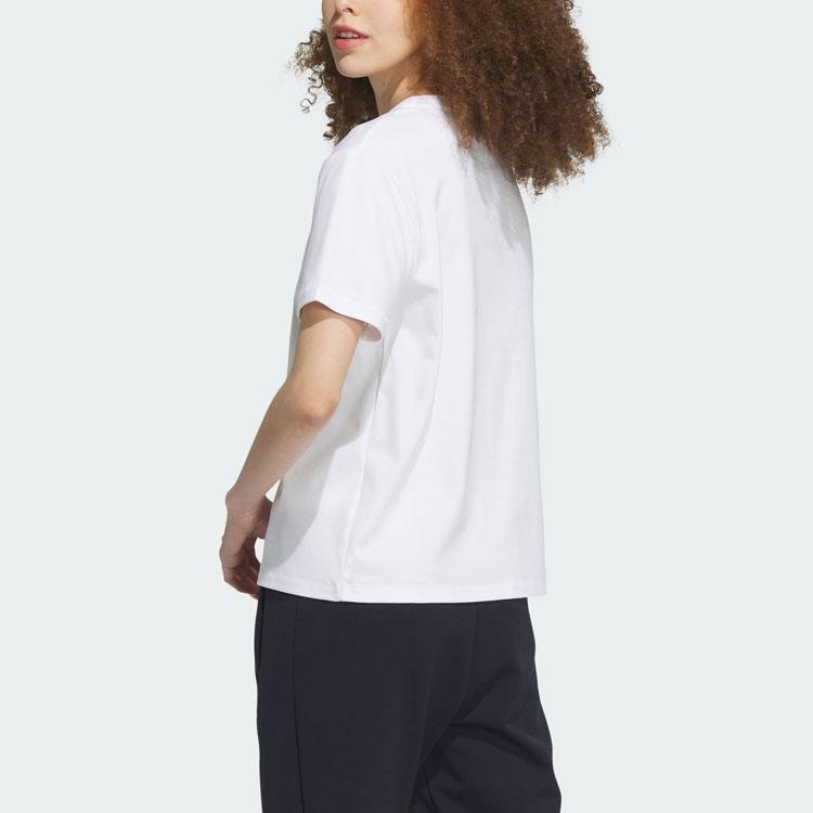 Adidas Rco Graphic Short Sleeve Tee Women Tops White IP7097