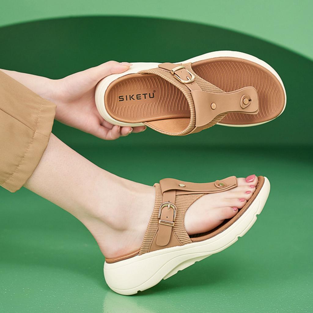 Thick Soled Sandals Slippers For Woman Light Antiskid Comfortable Casual Sports Herringbone Slipper Sandalias Bonitas Para Mujer