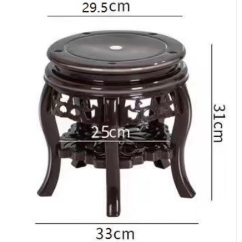 Lianpin Hui Chinese Style Floor Flower Pot Stand