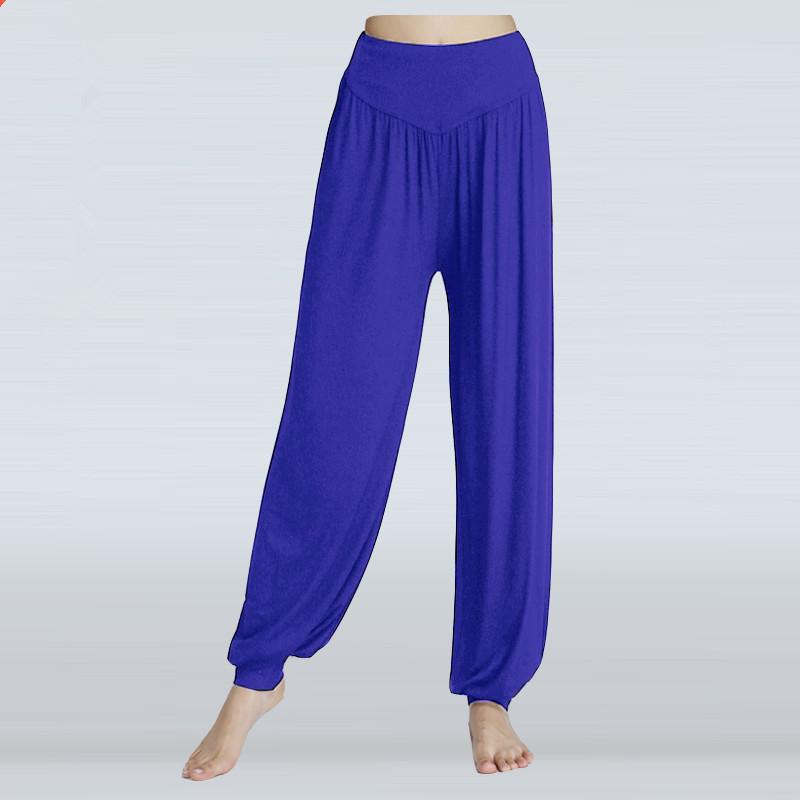 Dance Pants Women's Modal Loose Feet Dancing Wide-Legged Leotards Latin Yoga Practice Long Trousers Soft Home Pants