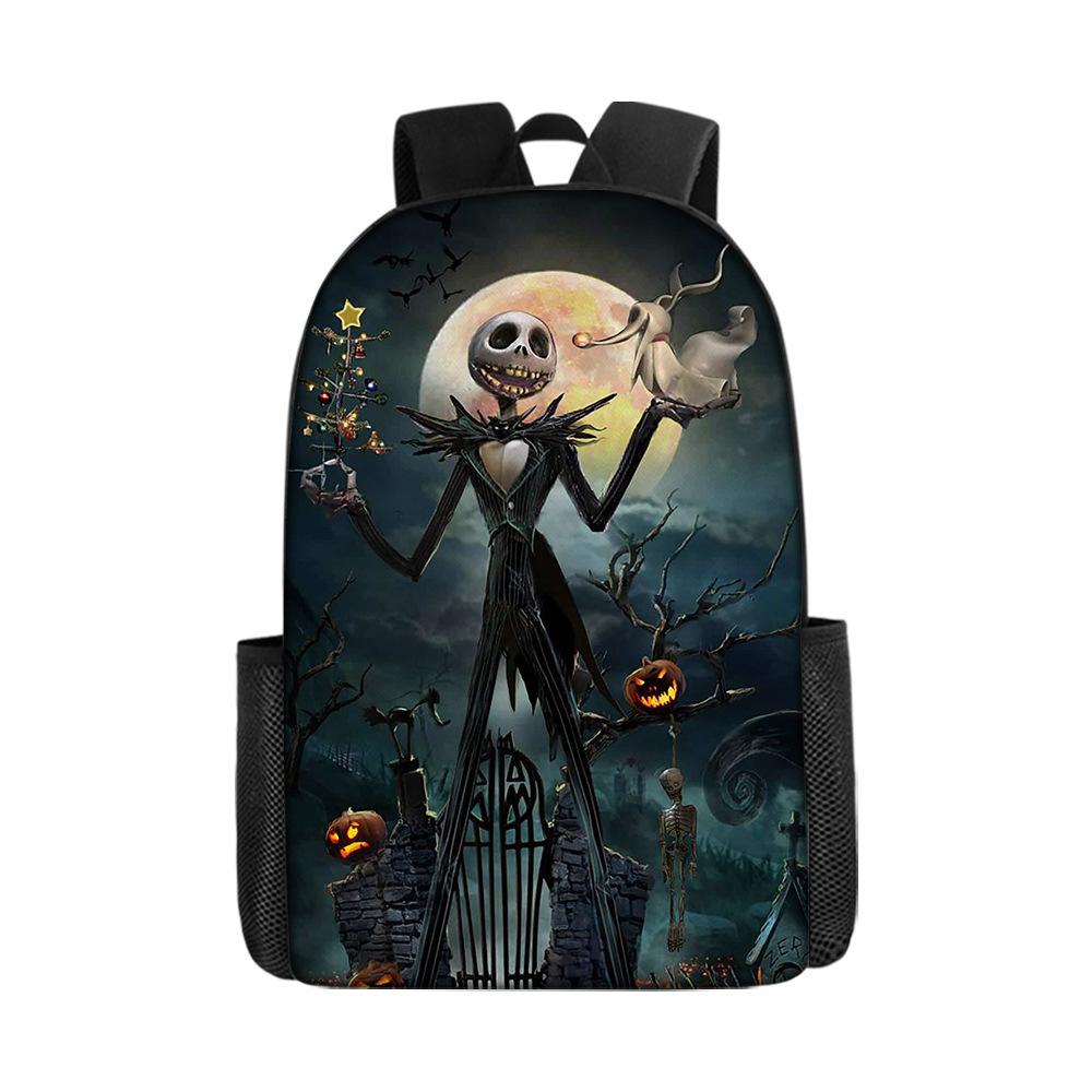 The Nightmare Before Christmas School Bags Men'S And Women'S Backpacks
