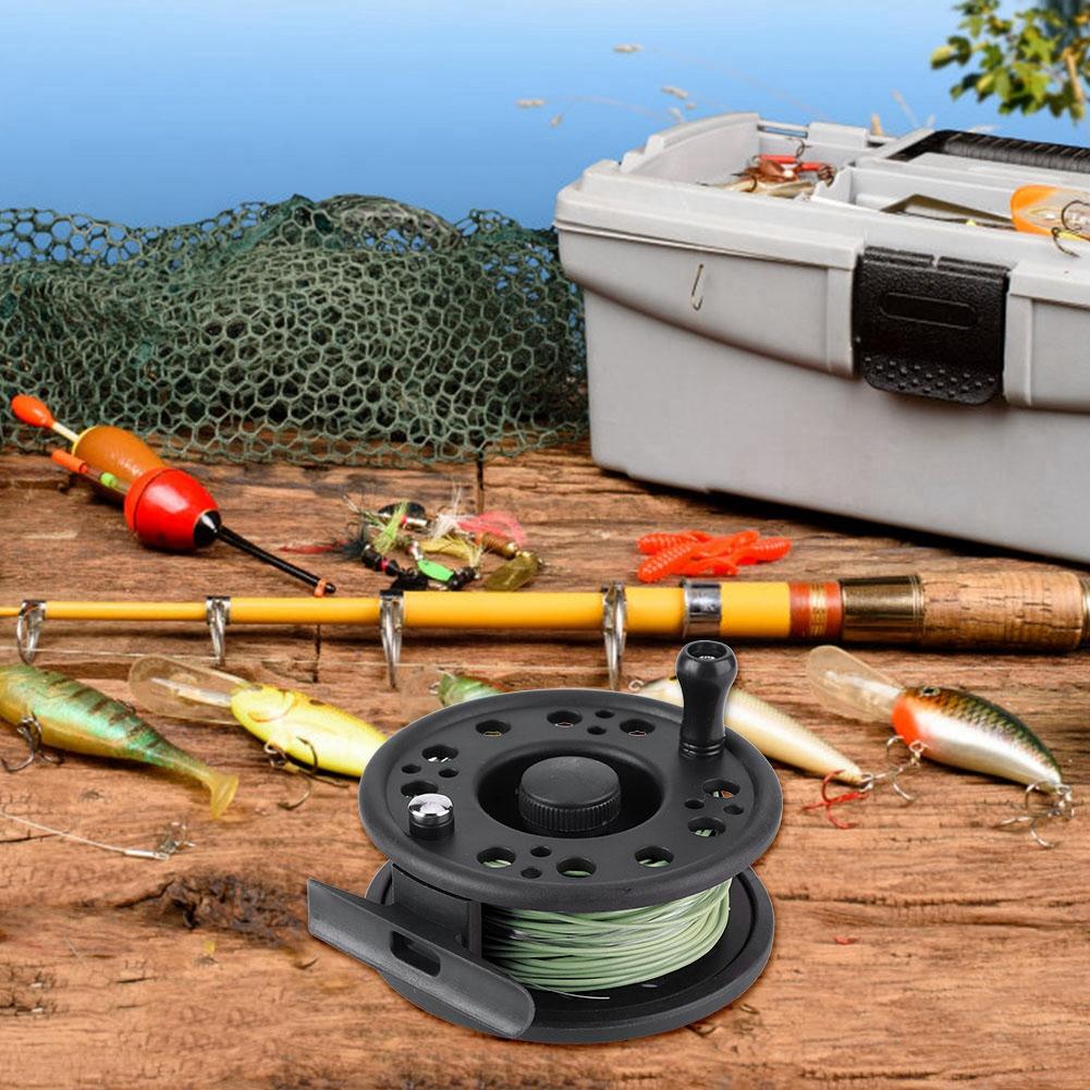 Fly Fishing Reel Wheel with Line Left Right Hand Hand Changed Wheel Accessory Green GLA5 6