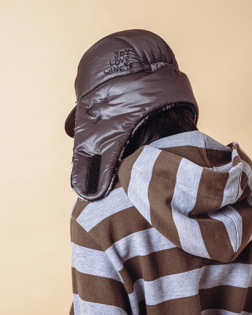 THEMUSEUMVISITOR Padded Trooper Hat (Charcoal)