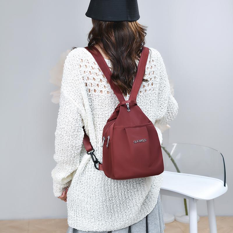 Women's Backpack Large Capacity Shoulder Bag Multifunctional Crossbody Chest Bag