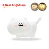 LED Night Light For Children Baby Kids soft Silicone Touch Sensor 7 Colors cartoon Cat sleeping lamp home bedroom decoration