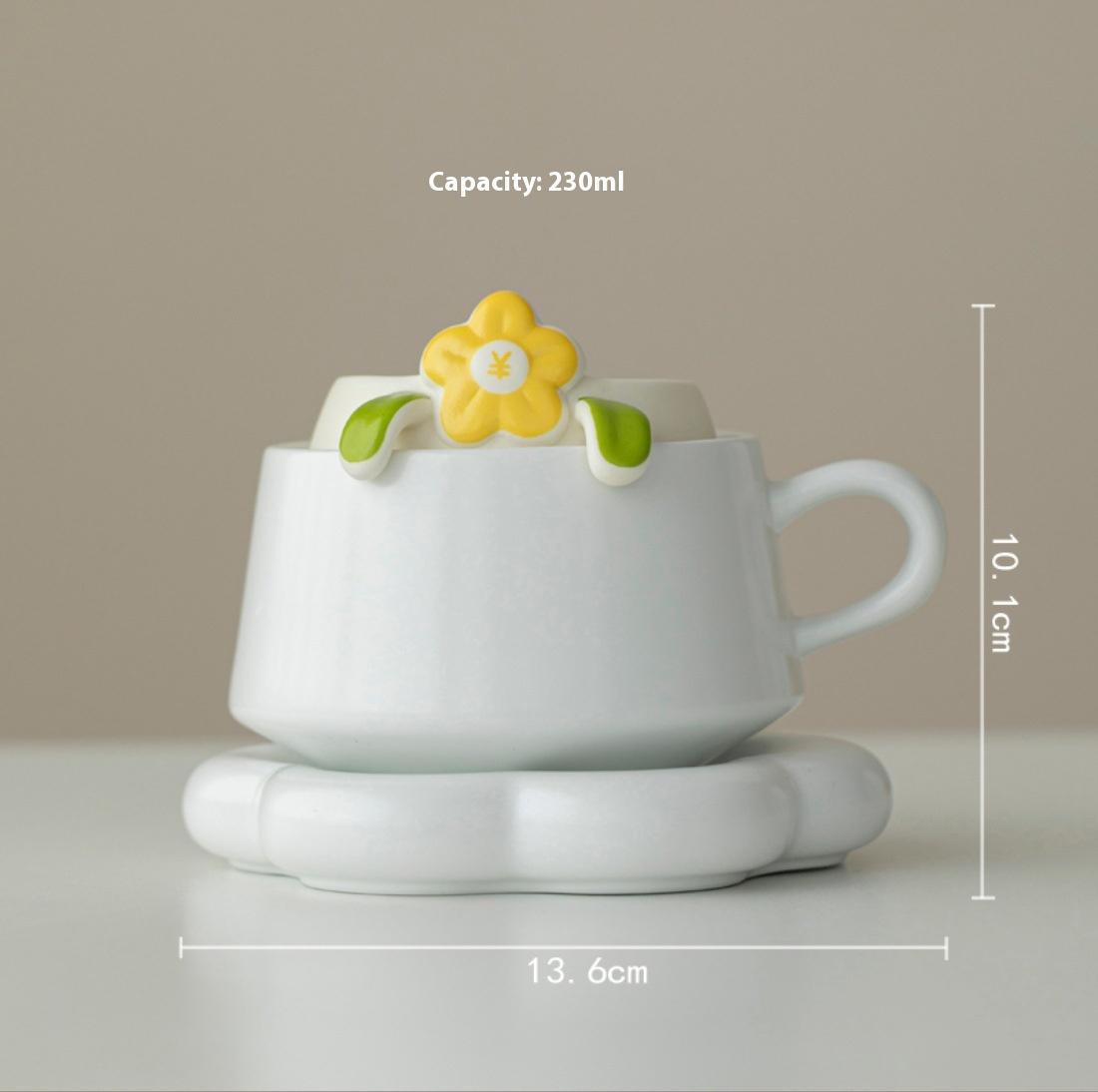 Creative Mug Ceramic Tea Cup Office Tea Water Separation Coffee Cup Coffee Mug 230ml