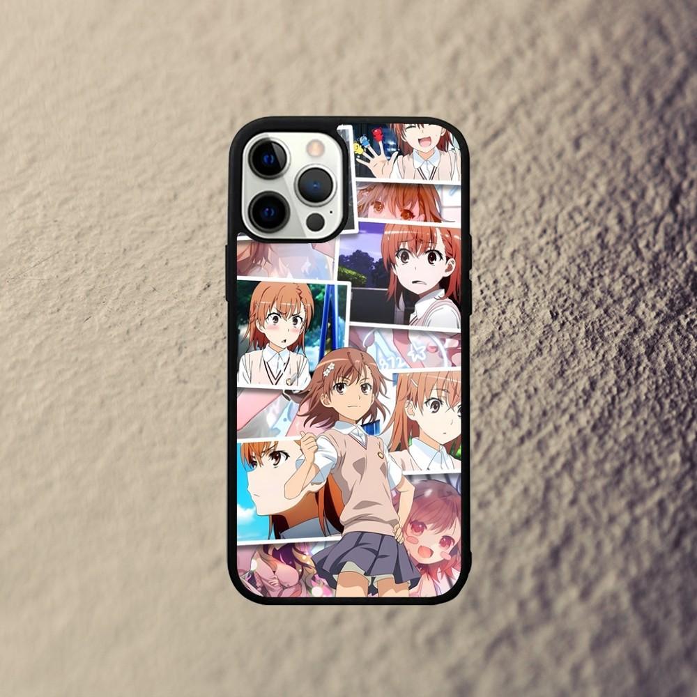 M-Misaka Mikoto Cute Anime Phone Case For iPhone 15,14,13,12,11,Plus,Pro,Max Mini Magsafe Magnetic Wireless Charging