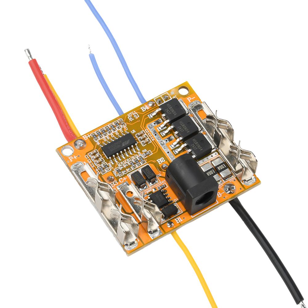 

5S Універсальна плата захисту літієвої батареї 21В 65А 18650 Захисна плата Кутова шліфмашина Ключ BMS Плата захисту батареї