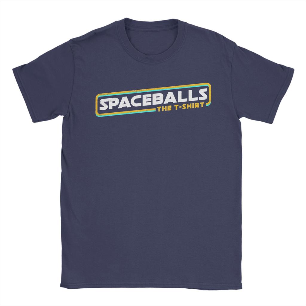 Men's T-Shirts Spaceballs Novelty Pure Cotton Tee Shirt Short Sleeve  T Shirts Crew Neck Clothing New Arrival