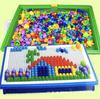 Children Puzzle Kids Peg Board 295 Pegs Early Educational Toys Creative Mosaic B