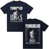 Yungblud IDOLS The World Tour 2026 Maglietta Uomo Donna Hip Hop Manica Corta Magliette Casual Cotone Oversize Maglietta Streetwear
