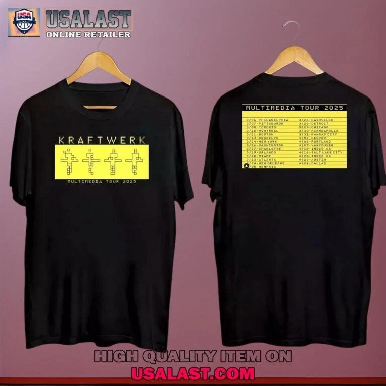 Kraftwerk Multimedia Tour 2025 T-Shirt 4XL