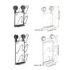 Easy Installation Suction Cup Cookware Lid Rack Wall Mounted Kitchen Storage Rack For Pots Pans Cutting Boards