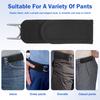 4 Piezas Gancho para Cinturón sin Hebilla Universal para Hombre Cinturón Elástico Ajustable Cómodo Portátil Gancho para Cinturón sin Hebilla para Trabajo Viaje