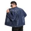 Jachetă Denim Retro Workwear Mărimi Mari 7XL pentru Bărbați Stil Lejer Jachetă Denim de Primăvară și Toamnă pentru Bărbați