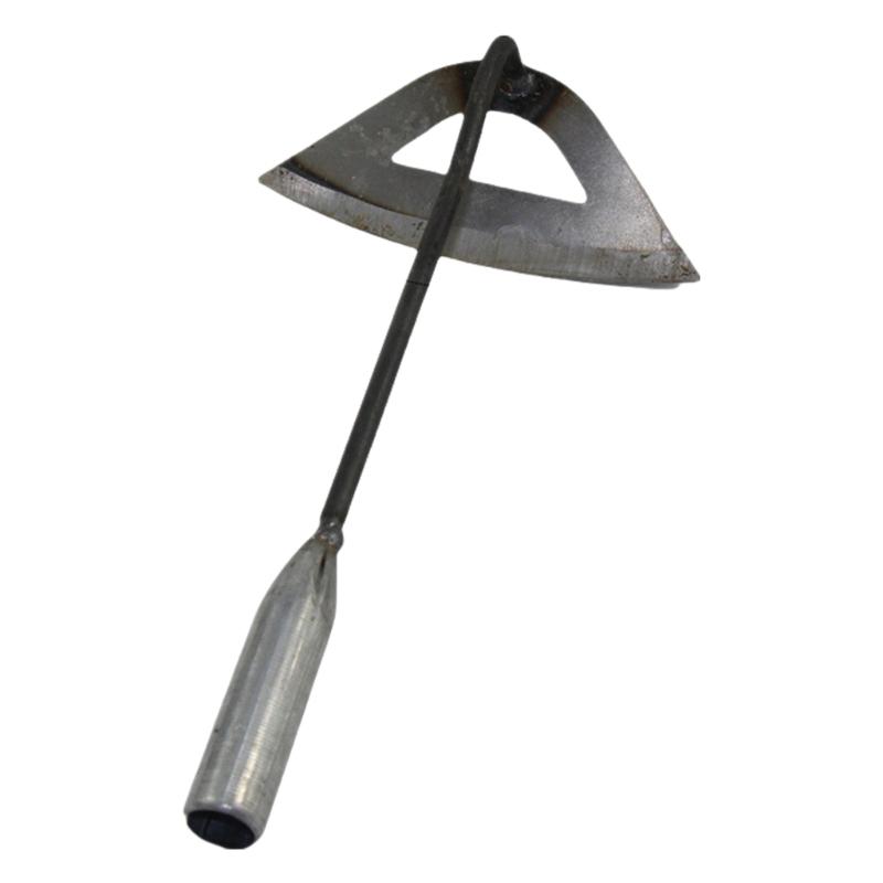 

Hollow Hoe Hand Shovel All Steel 325mm Heavy Duty for Backyard Farm Vegetable Loosening Planting Weeding Puller 1