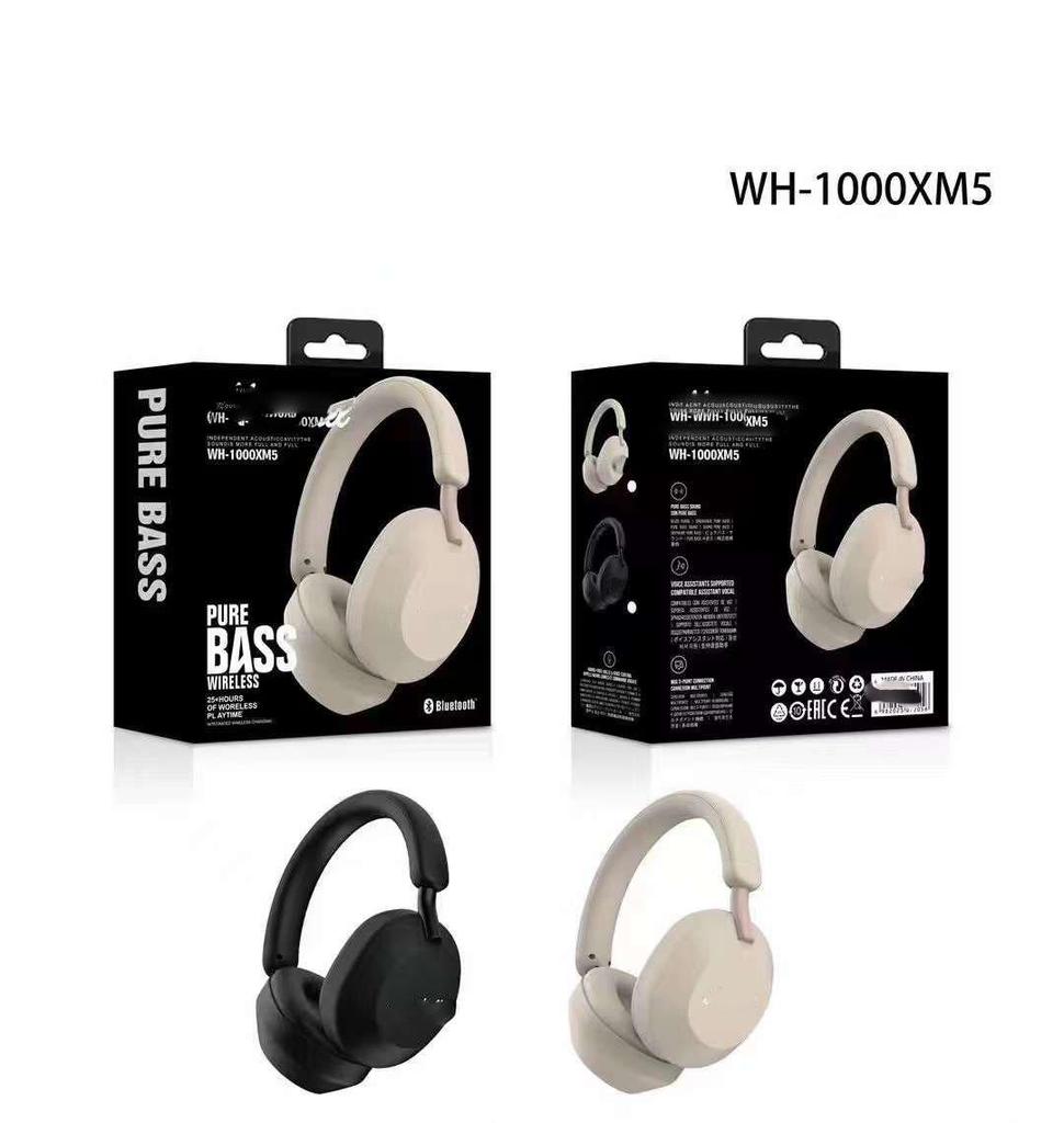 WH-1000XM5 Over-ear Bluetooth Headphones with Full Ear Cup and Low-Latency Wireless for Calls and Gaming