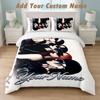 Bedding Set 1 Duvet Cover 2 Pillowcases Aespa Print Soft Bed Linen Bedroom Decor