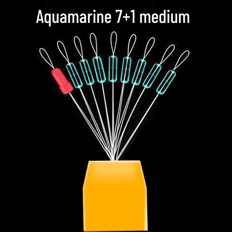 9-Piece Silicone Space Bean Set: Ultra-Tight, Transparent Green Beans