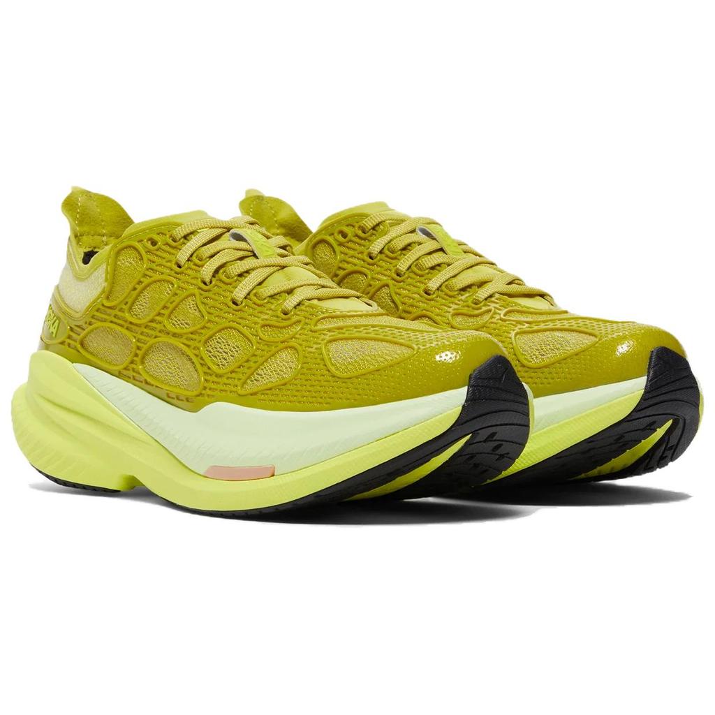HOKA Mach X Caged Pea Green Unisex Sneakers Yellow Citrus 1168932-PNH