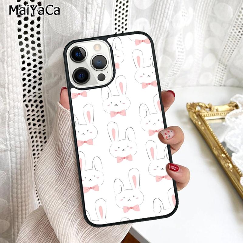 

Rabbits Bunnies Phone Case Cover For iPhone 17 Air 16 16e 15 plus 11 12 13 14 pro max shell coque iPhone 11pro max