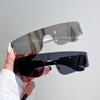 KAMMPT Rimless Sunglasses Men Women Fashion Punk Multicolor UV400 Sun Glasses Trendy Unisex Shades Eyewear