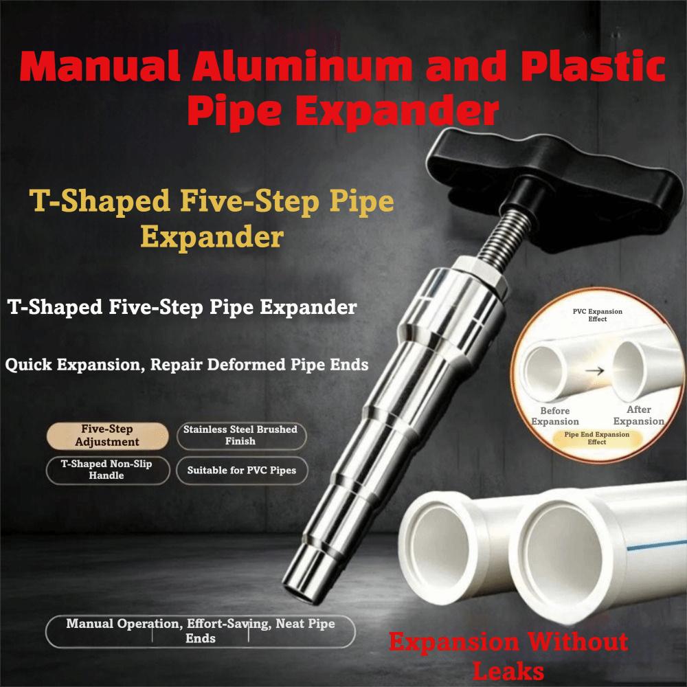 T Shape Handle Manual Pipe Expander Aluminum Plastic Pipe Rounder Floor Heating Pipe