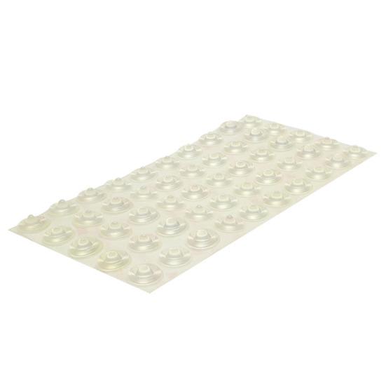 Yousheng Clear Cabinet Bumper Pads Self-Adhesive Silicone Buffer Set Round Cupboard Door Drawer Bumpers for Kitchen Cabinets Cutting Boards Picture