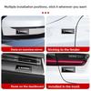 4Pcs Car Metal Logo Body Badge Decals Emblems Sticker For Mitsubishi Outlander Lancer ASX Mirage Pajero Delica Triton Attrage