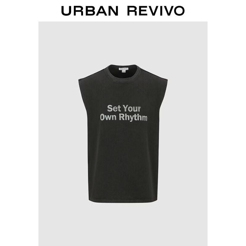 UR 2026 Men s Trendy Cotton Letter Print Tank Top S