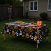 Halloween Theme Disposable Tablecloth Waterproof Party Tablecloth Background Cloth For Desk Decoration