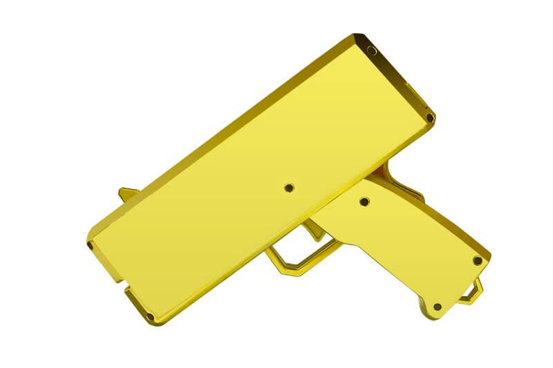 

Денежный пистолет, золото