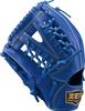 ZETT Youth Baseball Soft Royal Blue Size BJGB74550F Glove, Steer, All-Around, Left-Handed Throw, (2500), LL,