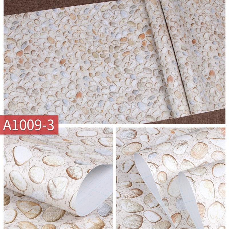 Simple 3D Stripes Self-Adhesive Waterproof Wallpaper Wall Decor Desk & Furniture DIY Removable Stickers