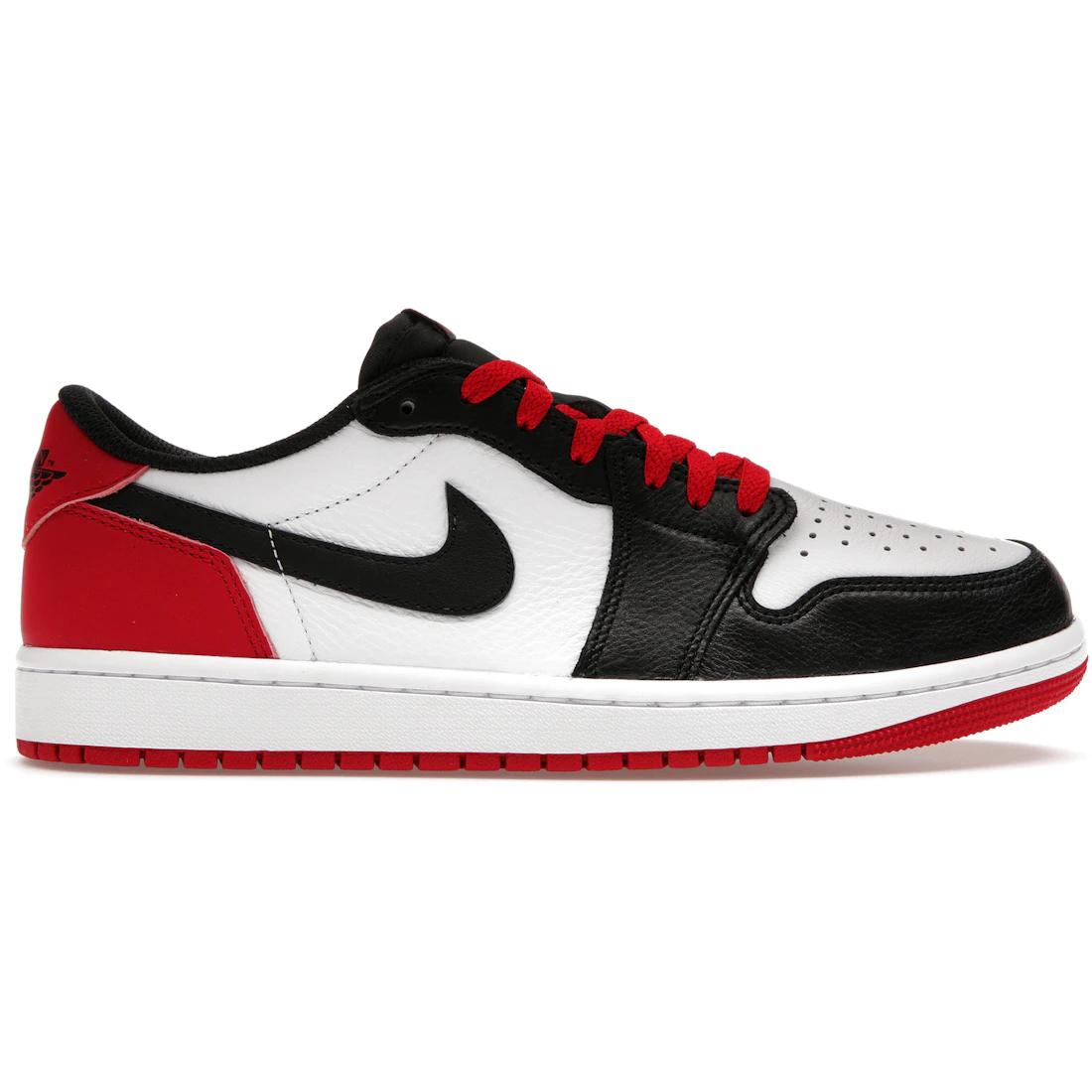 

Кроссовки Jordan 1 Retro Low OG Black Toe (2023)(CZ0790-106) 44.5