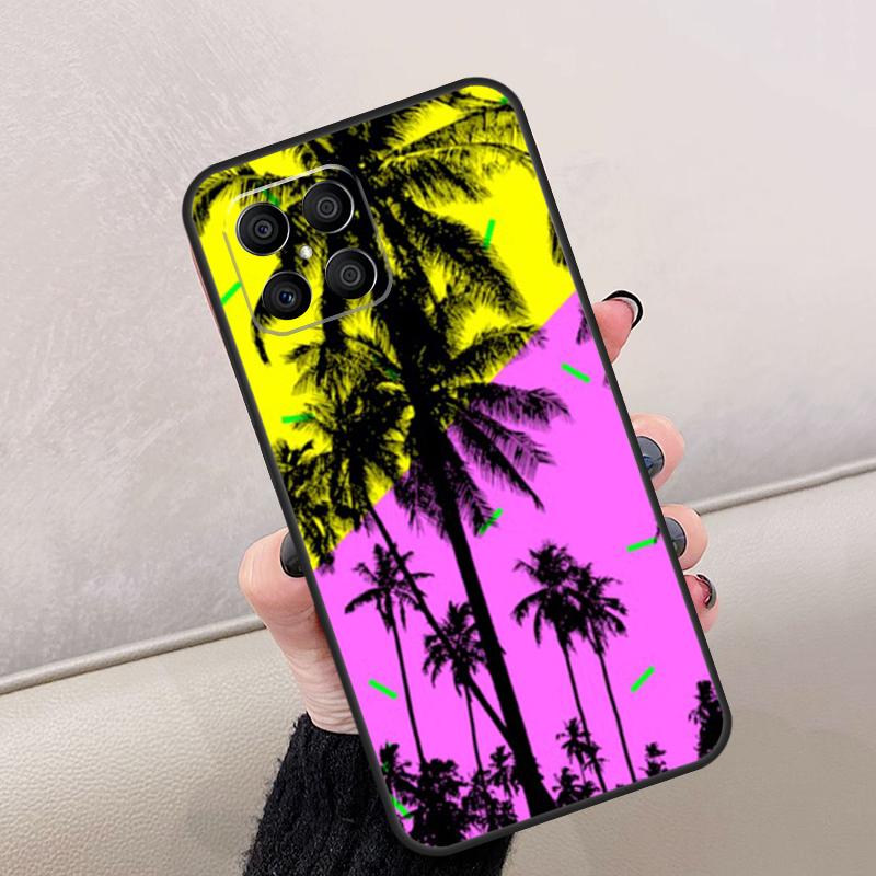 

Stars Space Palm Trees For Honor Magic 7 6 5 8 Pro Case For Honor 200 Lite 400 70 50 X8c X8b X9a X9b X9c X9d Win RT Honor X8c